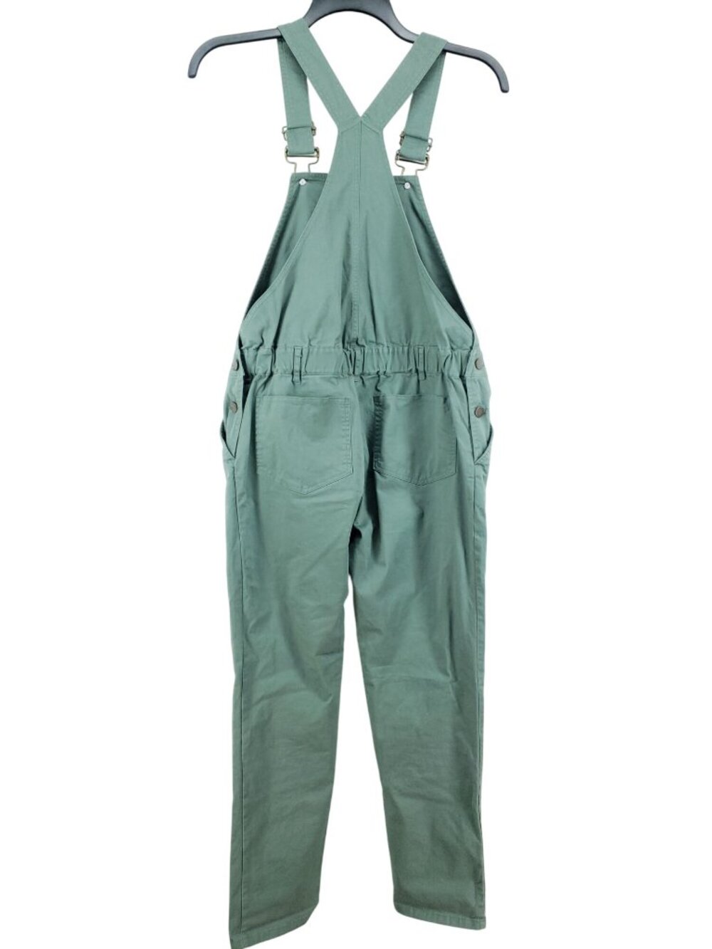 The Nines By Hatch Maternity Green Stretch Overalls Womens XS Elastic Waist Slim - Picture 2 of 10